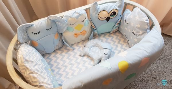 საბავშვო თეთრეული სპილოებით