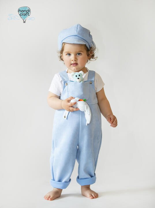 ინტერაქტიული კომბინიზონი ცისფერი