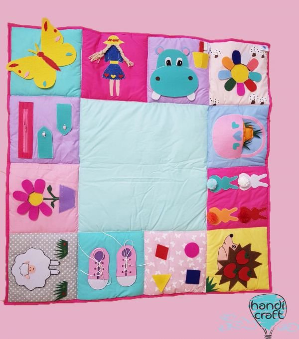 განმავითარებელი ხალიჩა ვარდისფერი