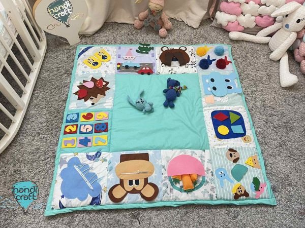 განმავითარებელი ხალიჩა მენთოლისფერი