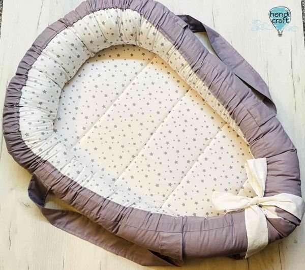 გამოსაყვანი ბუდე ნაცრისფერი თეთრი გულით