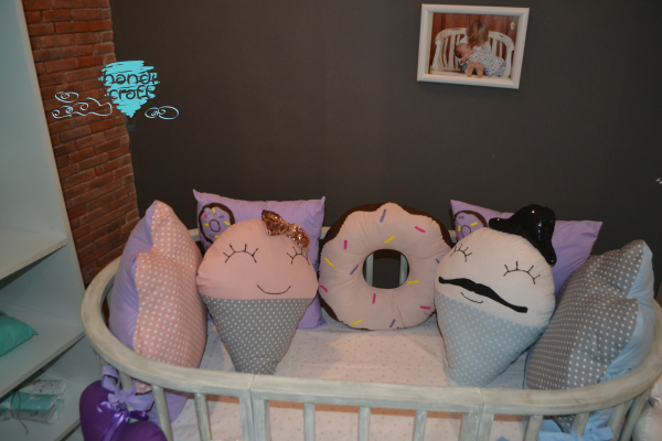 საბავშვო თეთრეული დონატები