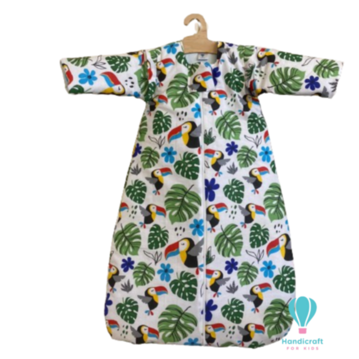 საძილე ტომარა – თუთიყუშის პრინტით 6-18 თვე